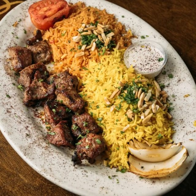 Lamb Shish Kabab.